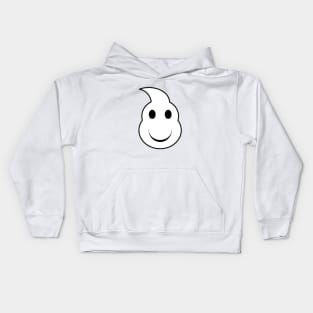 WHITE HAPPY FACE. SAMER BRASIL Kids Hoodie